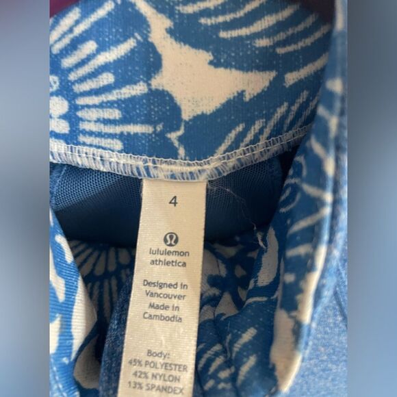 Lululemon Define Jacket Porcelaine/Beachy Floral White Porcelaine Periwi… - Picture 4 of 5